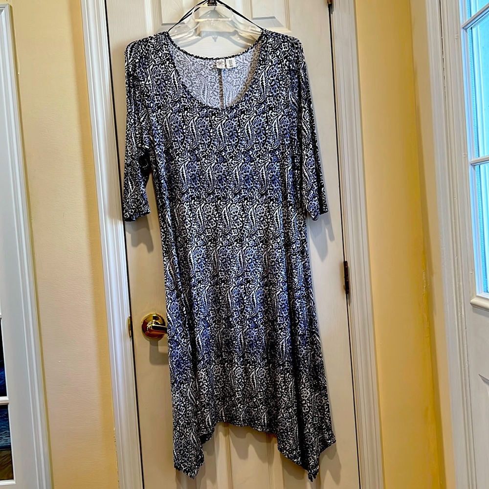Beautiful Paisley Printed Dress
